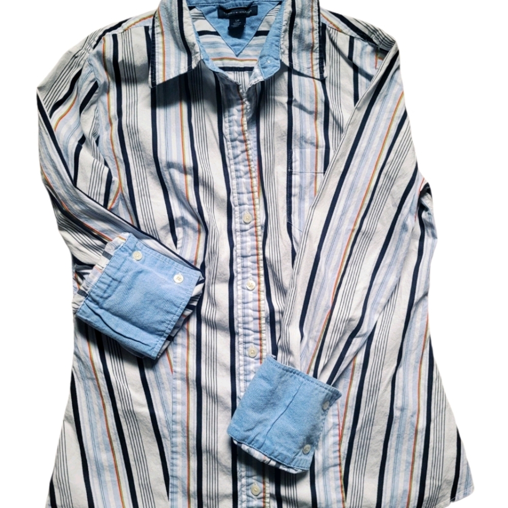 Tommy Hilfiger, Striped button up shirt, PS
